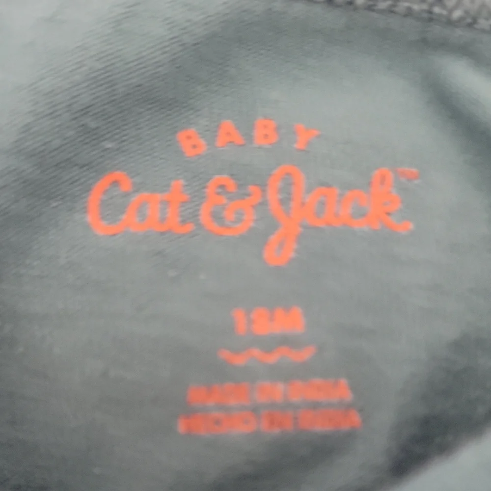 Cat and Jack Teal Long Sleeve Baby Onesie